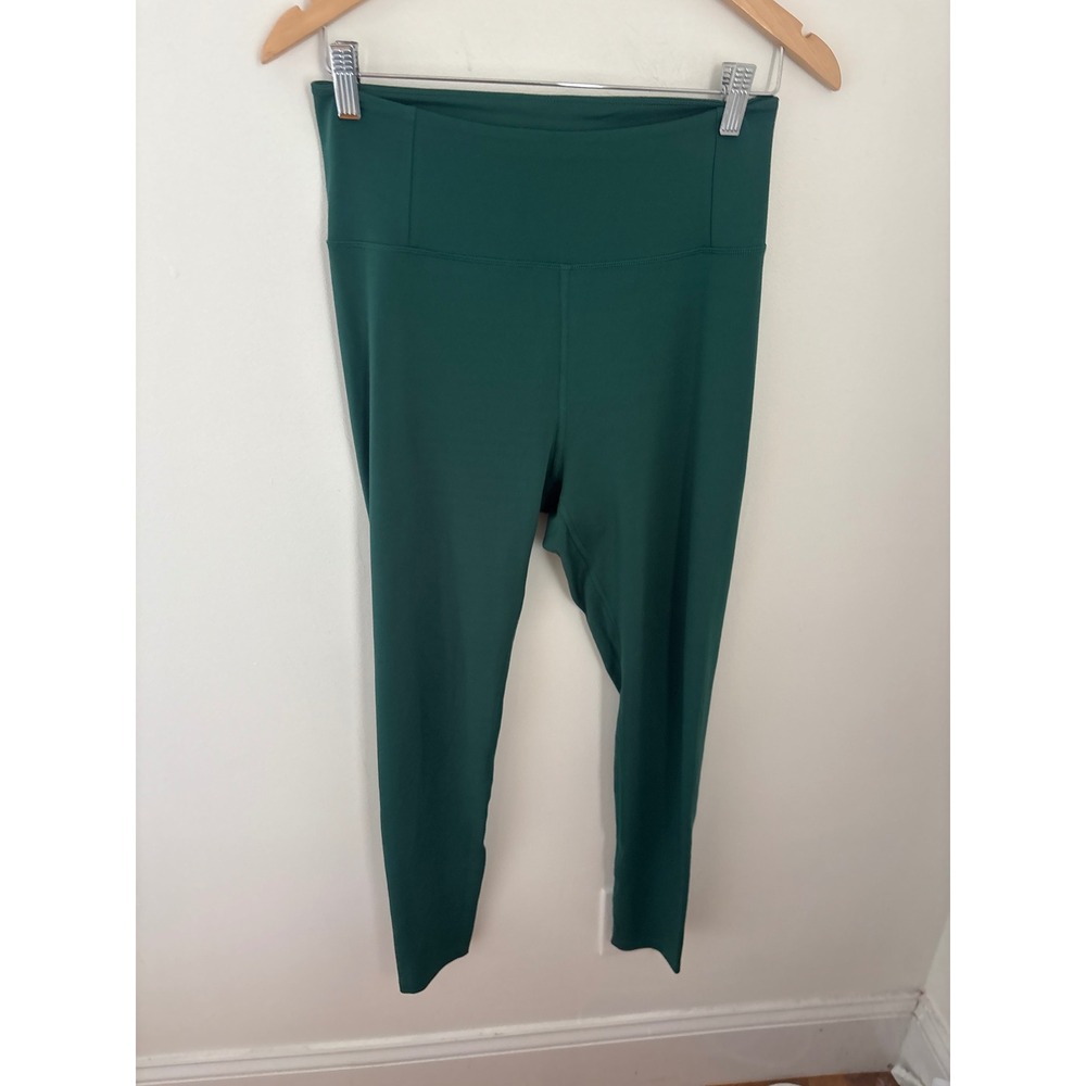 Girlfriend Collective Emerald Green High Rise Compressive Leggings Size L
